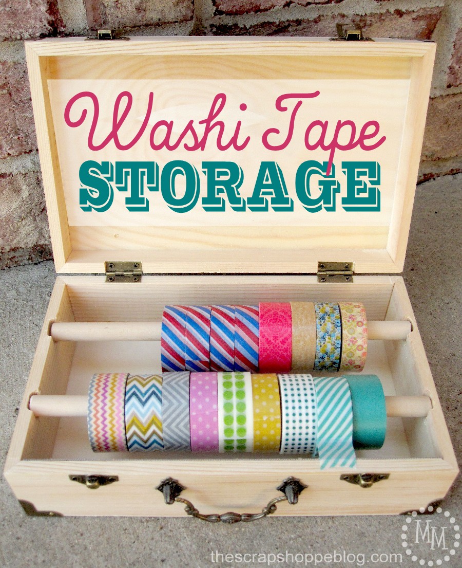 Washi Tapes Dispenser from a Box