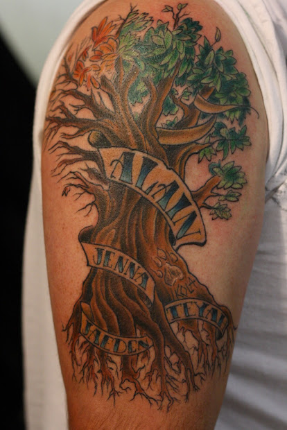 corey lyon tattoos family tree