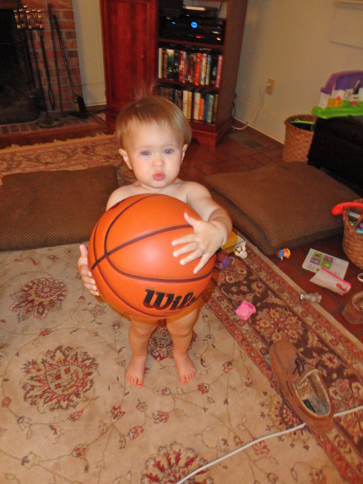 Beatrice Babies Playing Basketball