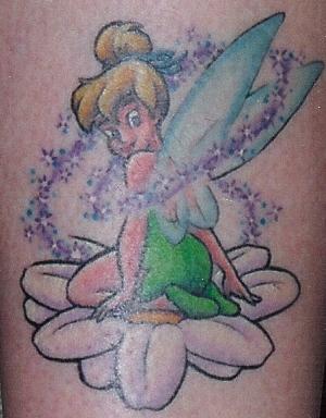 Pictures Tinkerbell Tattoos on Tinkerbell Tattoo Design Picture Gallery Tinkerbell Tattoo Ideas