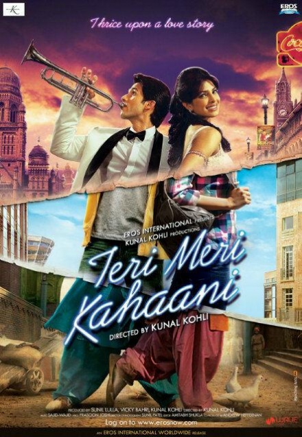 Teri Meri Kahaani Poster - Priyanka Chopra - Shahid Kapoor - Teri Meri Kahaani Movie Poster 
