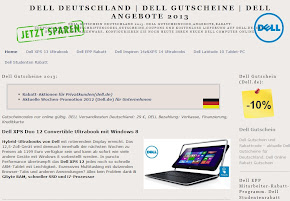 Dell Gutschein  blog (Dell.de)  Aktuelle Dell Gutscheine für Deutschland: