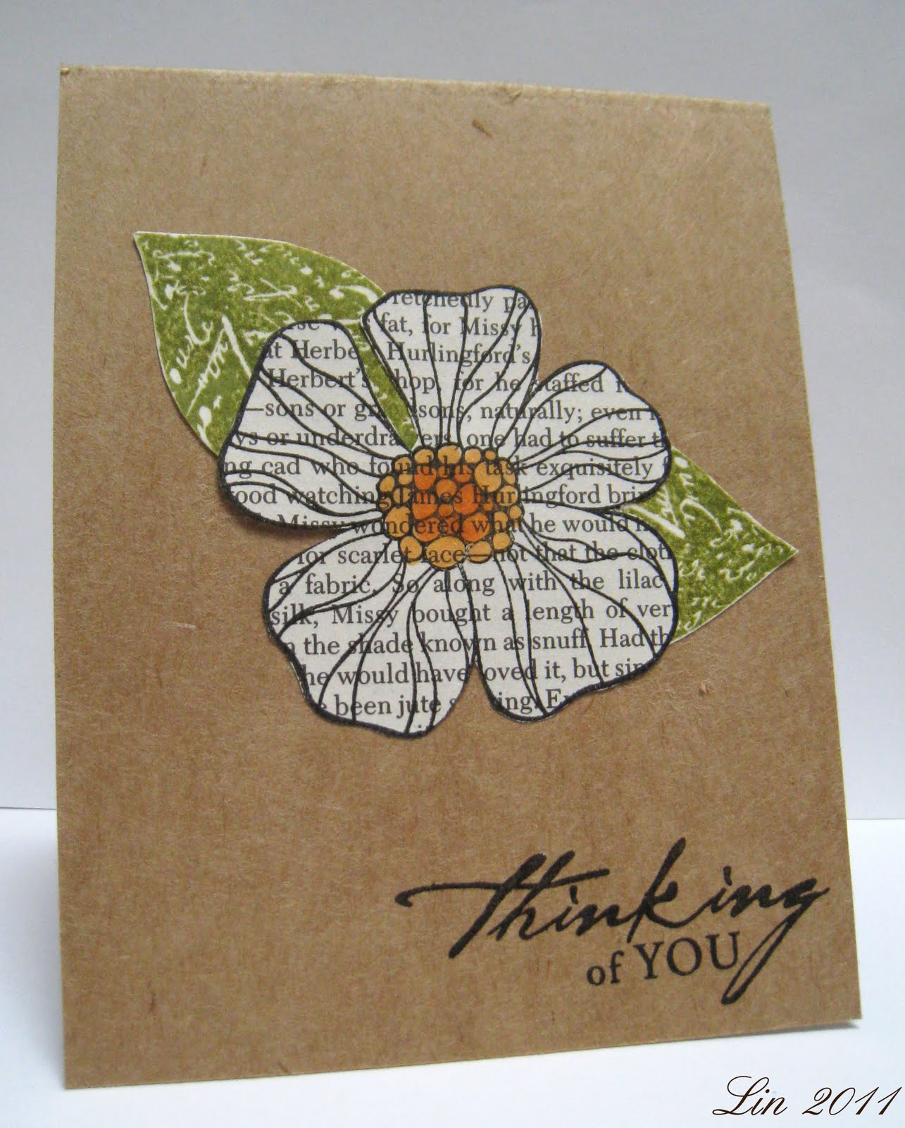 Stamped card