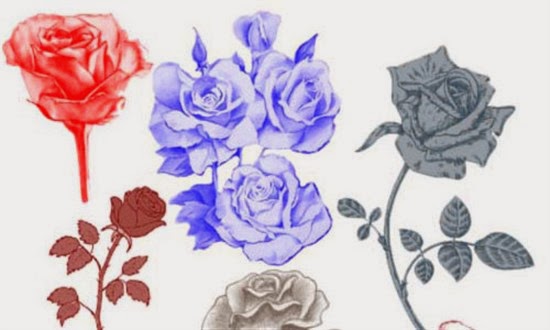 Rose brushes for Photoshop Rose brushes for Photoshop