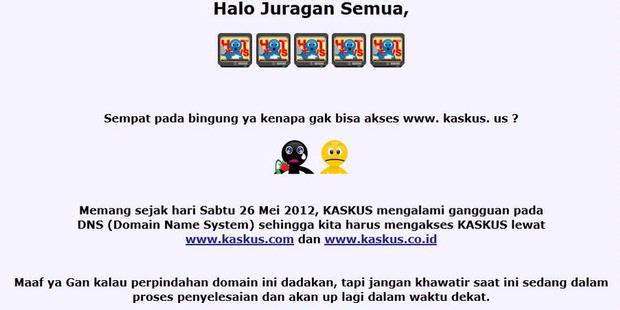 kaskus maintenance, kaskus dihack, kaskus.us tidak bisa dibuka, forum terbesar di indonensia
