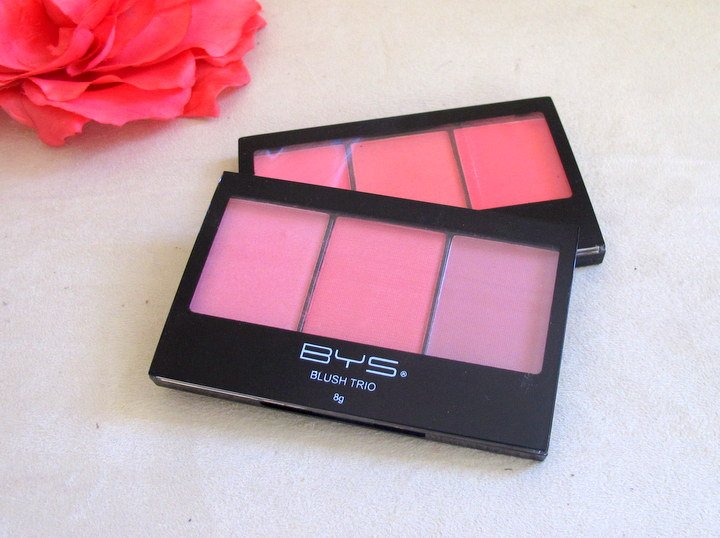 BYS Blush Trio review Makeup and Macaroons
