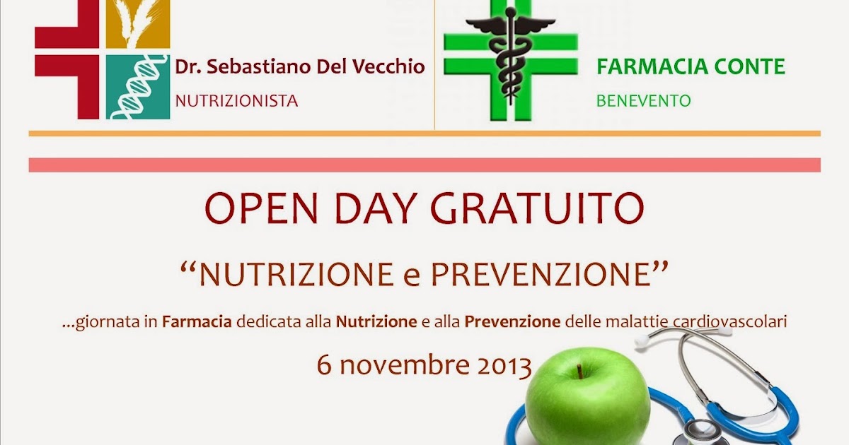 sebastiano del vecchio 6 Novembre 2013 Open Day &quot;nutrizione e