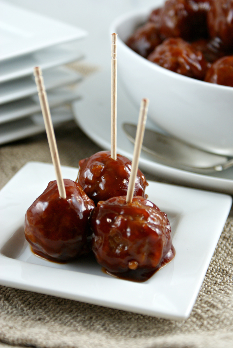 Authentic Suburban Gourmet Friday Night Bites Bourbon Cocktail Meatballs