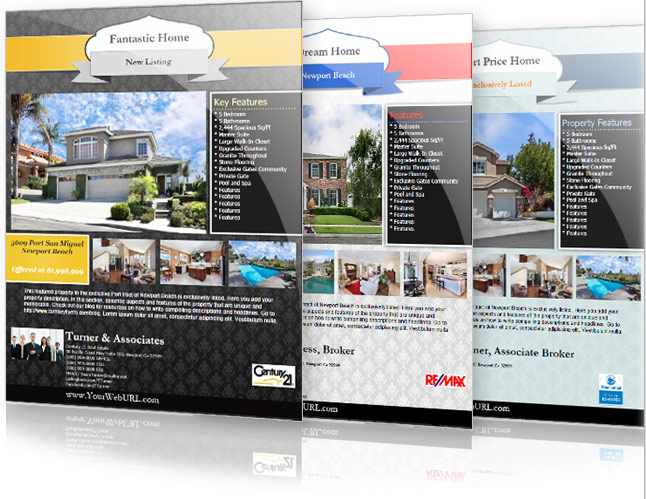 real estate flyers templates. Turnkey Real Estate Flyers
