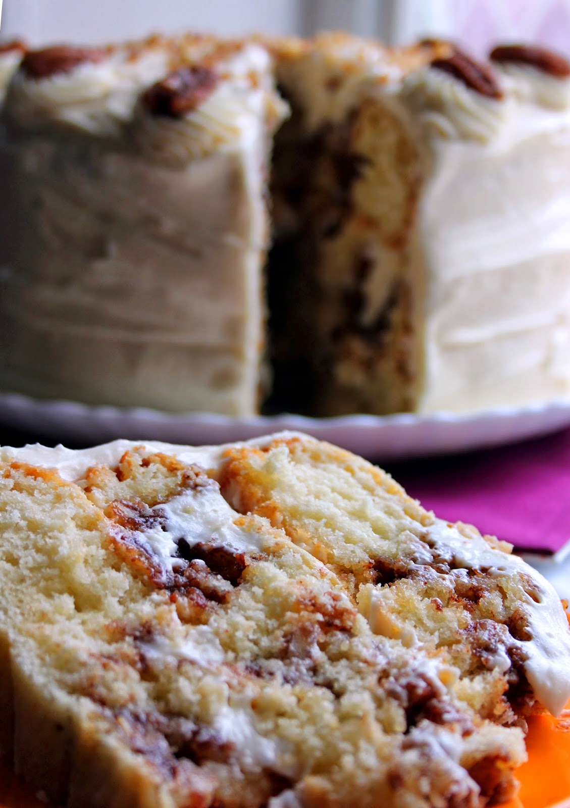 Jo and Sue Cinnamon Bun Cake (Take 2)