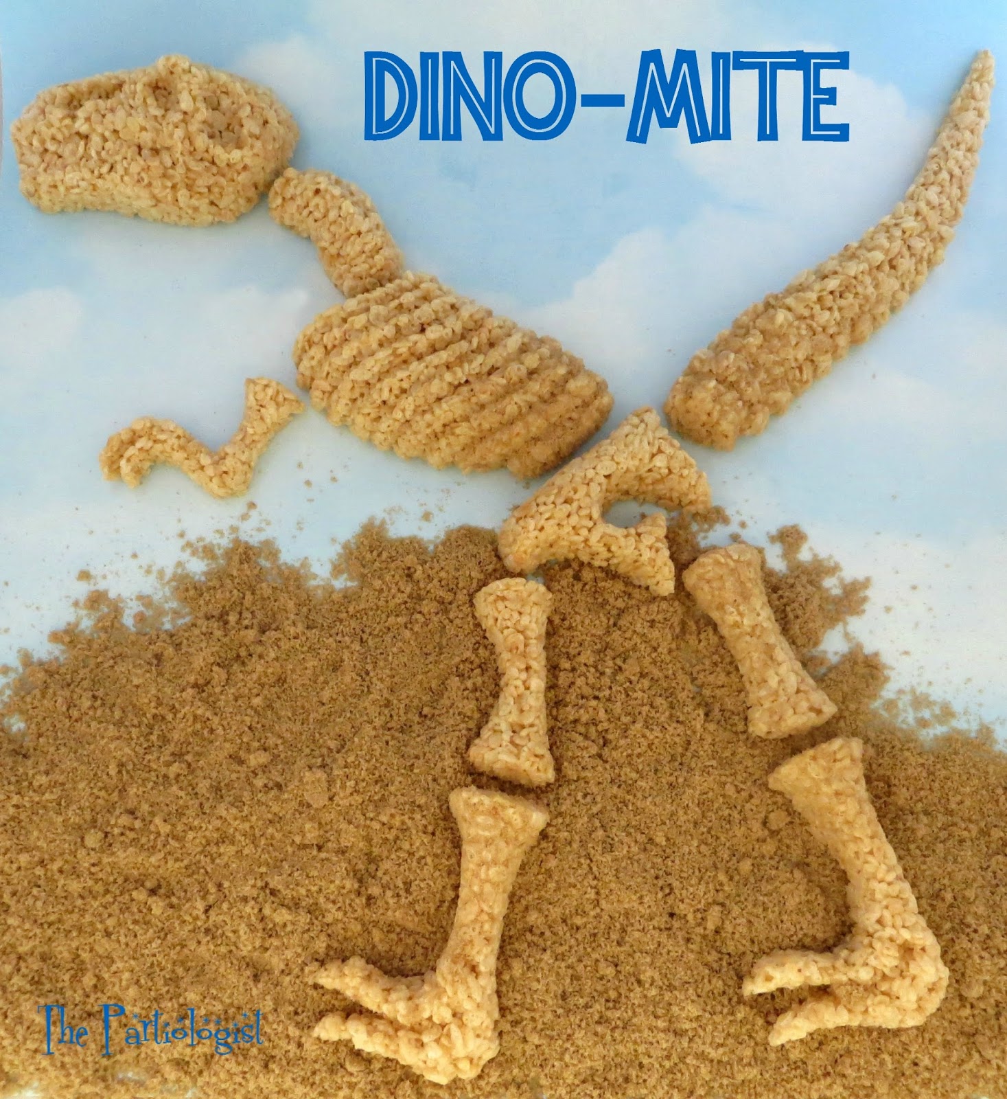 The Partiologist Rice Krispie Dinosaur Bones!