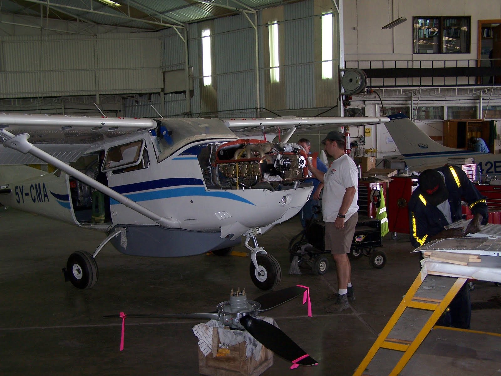 Project 206 Propeller Installation on CMA