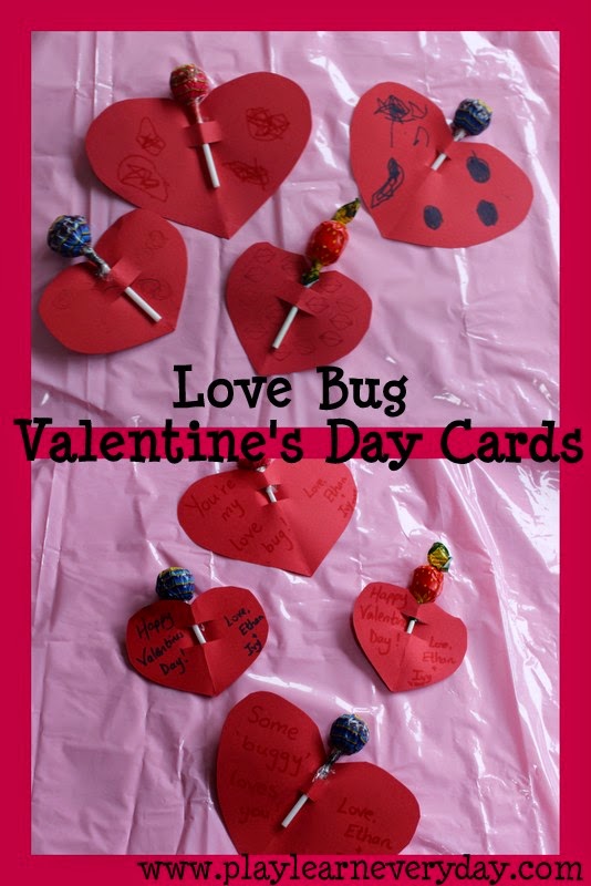 Love Bug Valentine S Day Cards Play And Learn Every Day