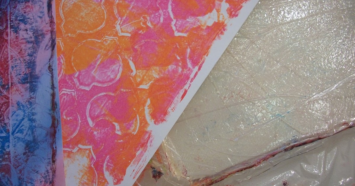 Le Fae's Trinkets Permanent Gelatine plate made with Gelatin leaves