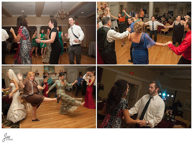 Fall Brown and Red Country Club Wedding Western Pennsylvania