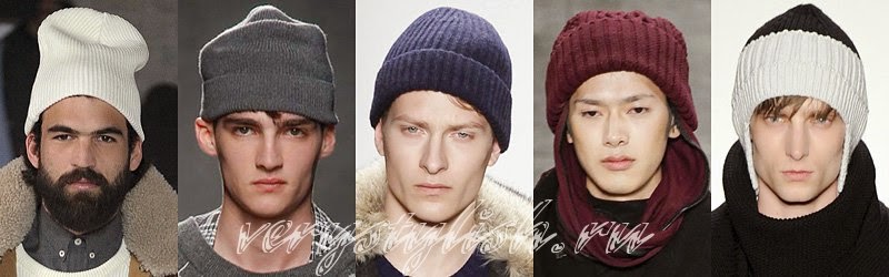 Fall Winter 2014 - 2015 Men's Knitted Hats Fashion Trends