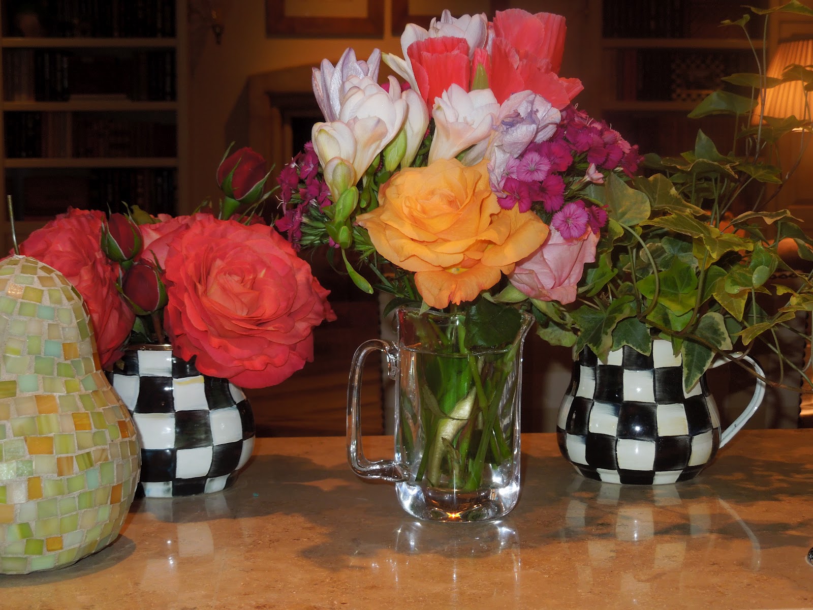 The French Tangerine leftover flowers