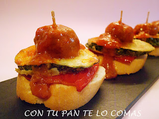 Montaditos De Albóndigas De Atún
