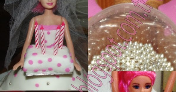 Çocuklar Aşkına Barbie pasta yapımı