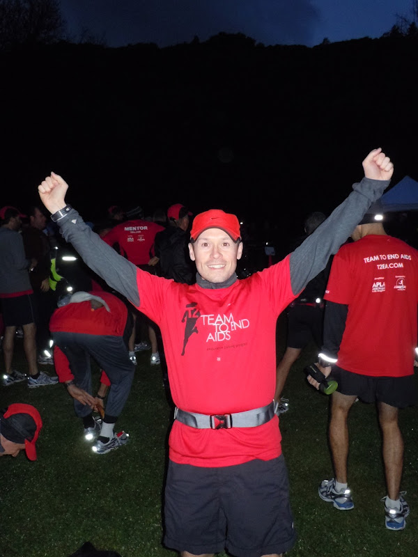 Jason at 6am marathon training