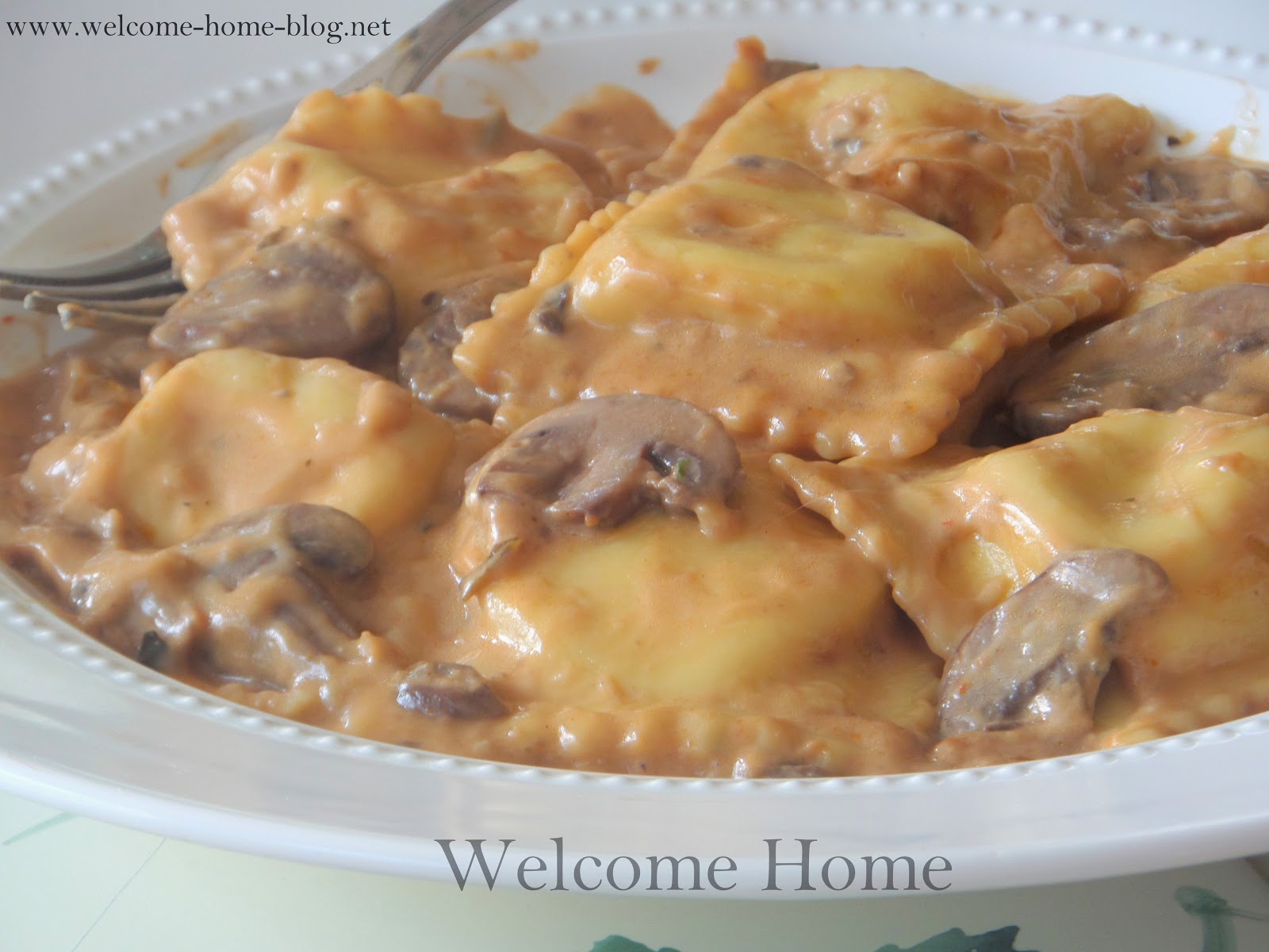 Home Blog Chicken Ravioli in Mushroom Marsala Cream