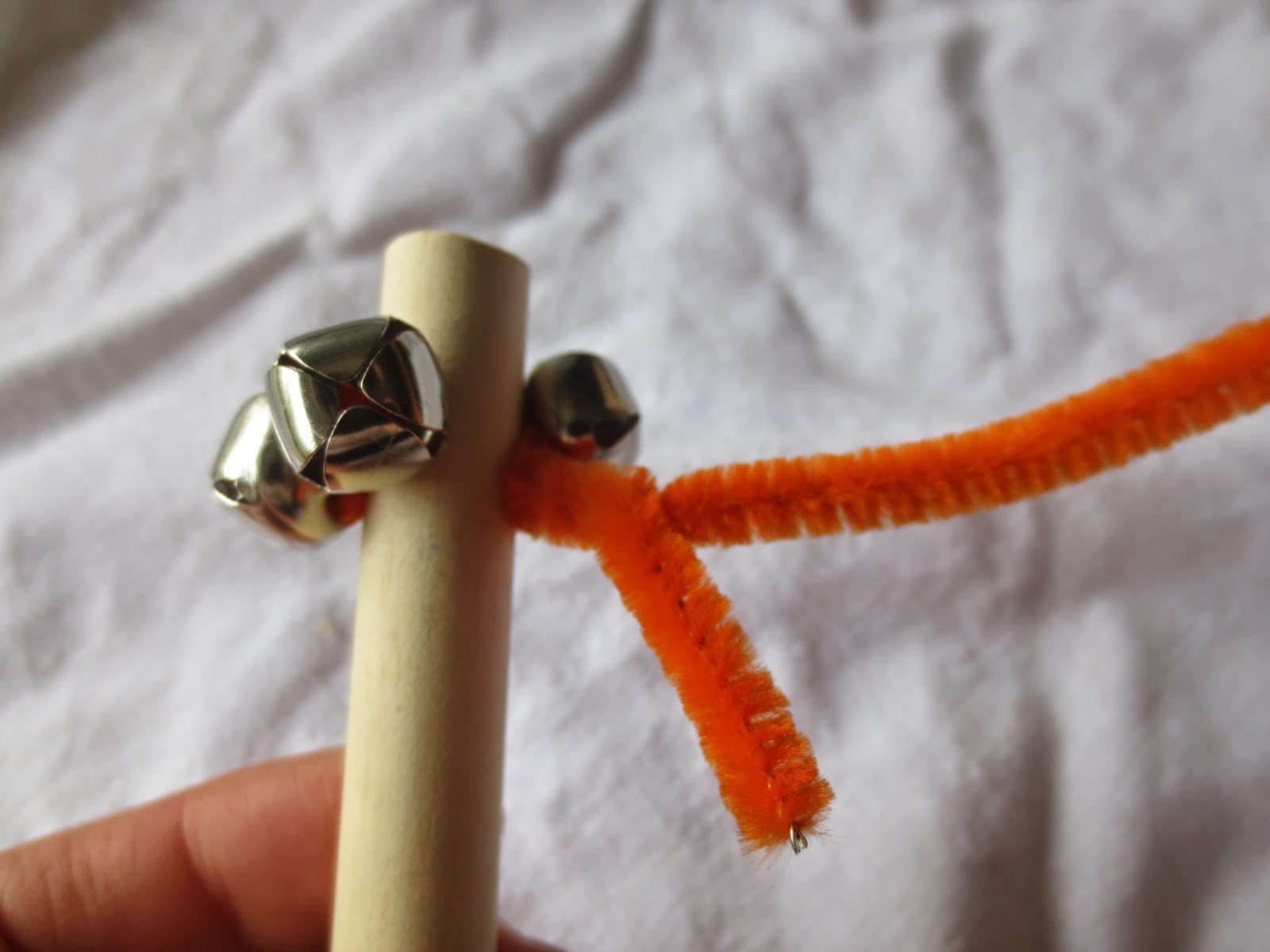 Candidly Kate tutorial Easy and Quick Jingle Bell Instruments