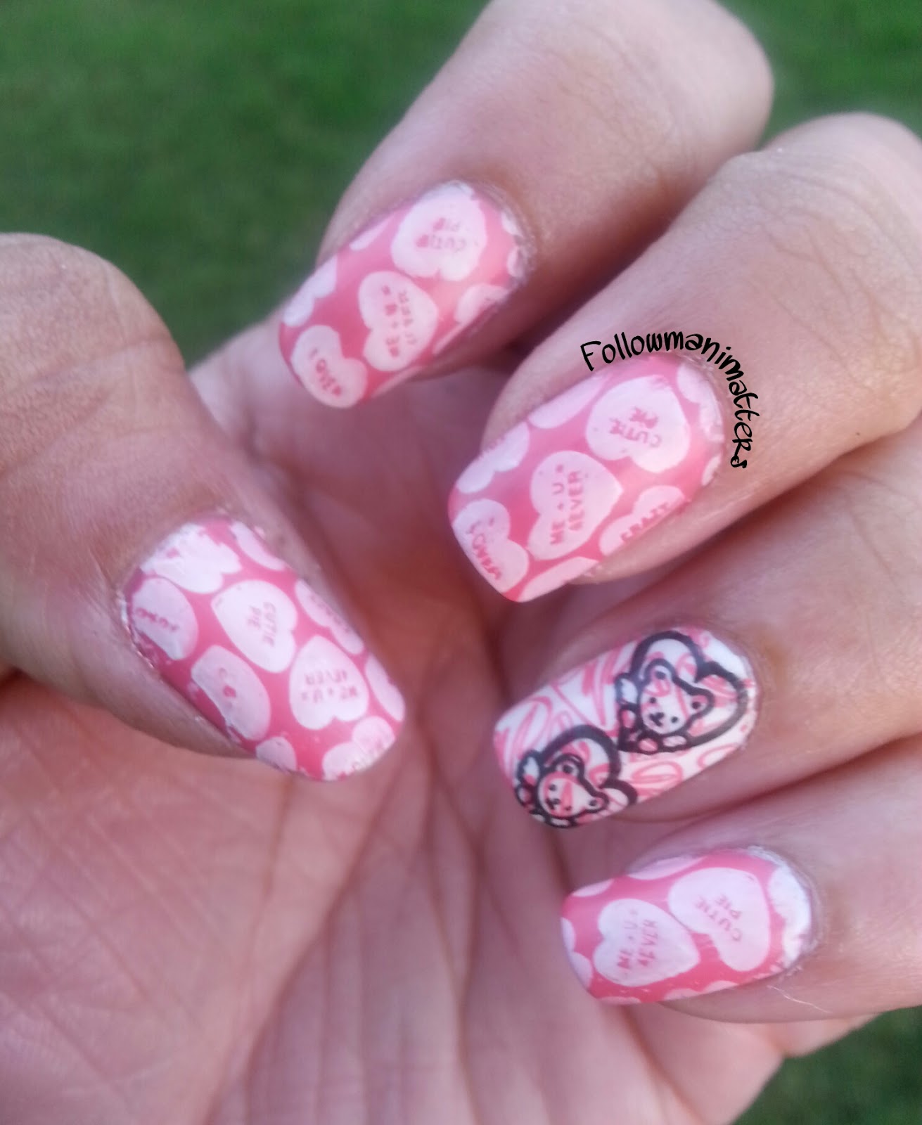 Manisha's FollowManimatters Matted Teddy Bear Nails