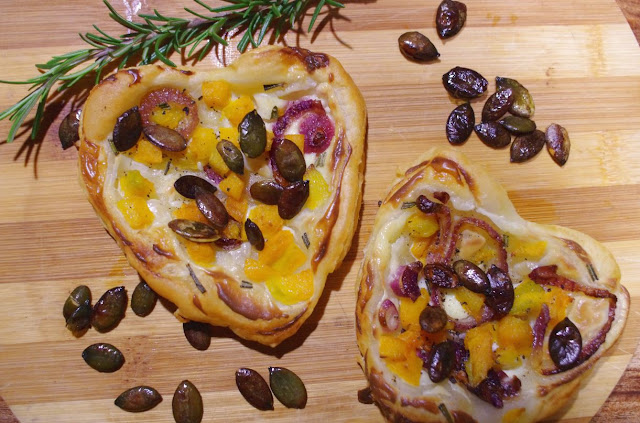 Kürbisflammkuchen