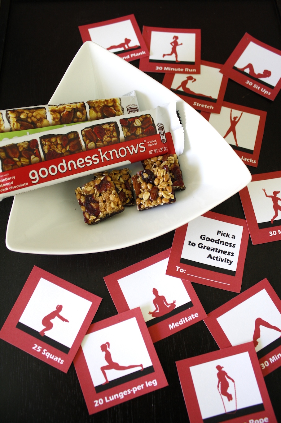 Fitness Gift Set Idea + Free Printable Workout Idea Cards Any Tots