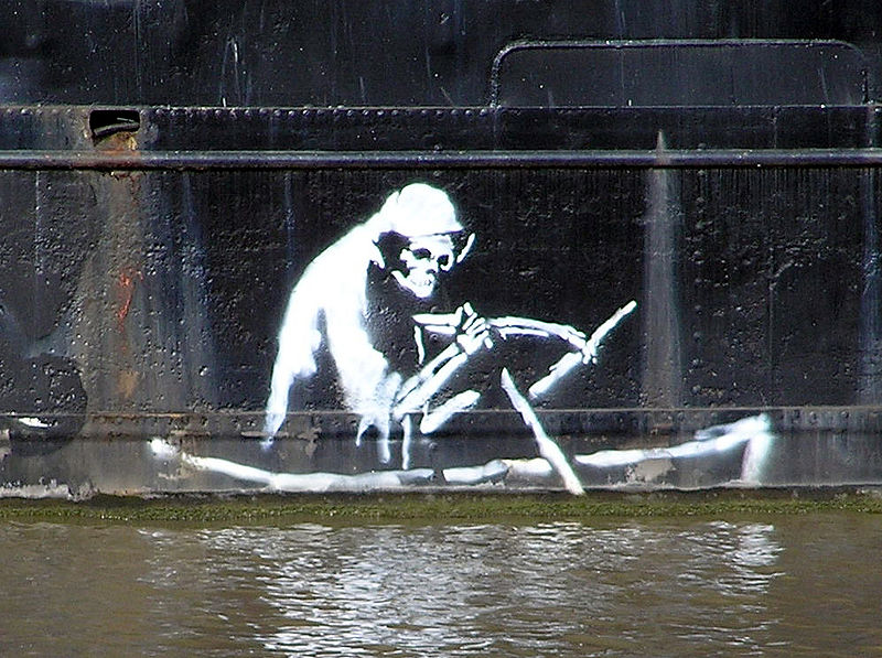 Banksy Graffiti Rafacine Art