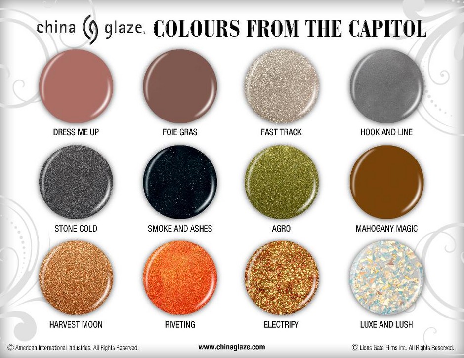 What colors from the Hunger Games nail polish collection do you like the