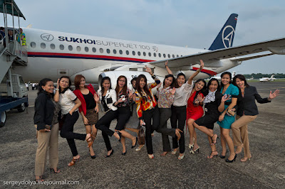 Foto-Foto Penumpang Sukhoi Superjet 100 (Sebelum Terbang)