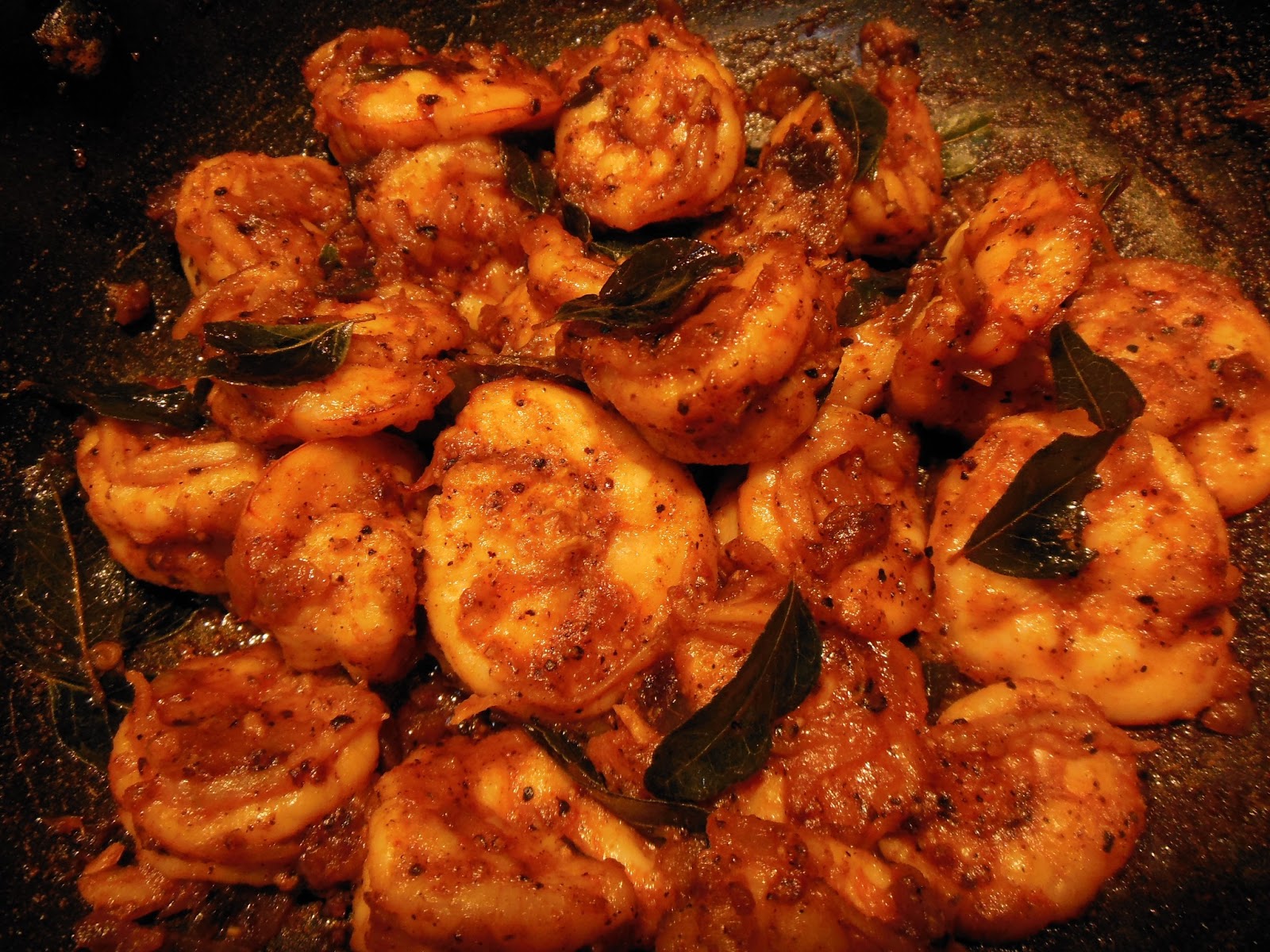 suma's cuisine PEPPER PRAWNS FRY