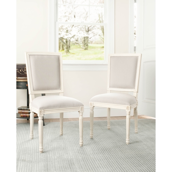 WHITE + GOLD TRIED AND TRUE OVERSTOCK SIDE CHAIRS