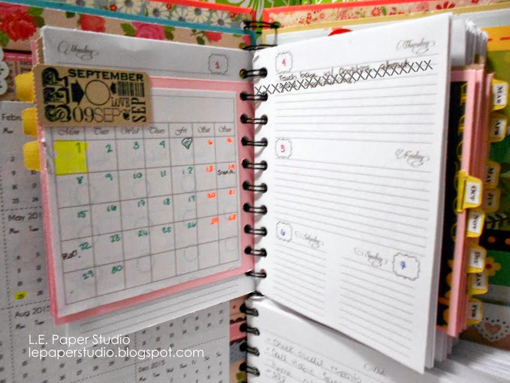 L.E. Paper Studio DIY Planner Mini Album