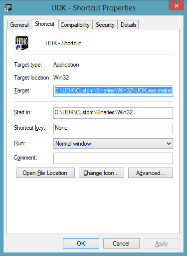 Udk change exe icon — photo 1