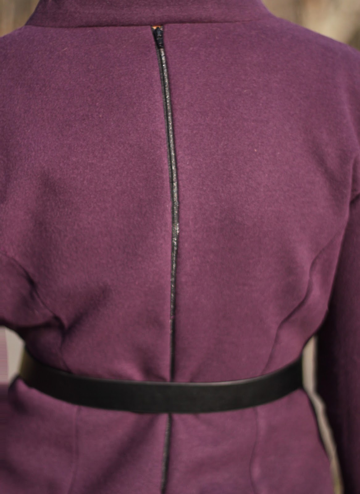 DIY Eggplant Coat Beaute' J'adore