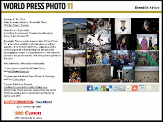2011 World Press Photo 11, Brookfield Place, Toronto, October 6-26, screenshot