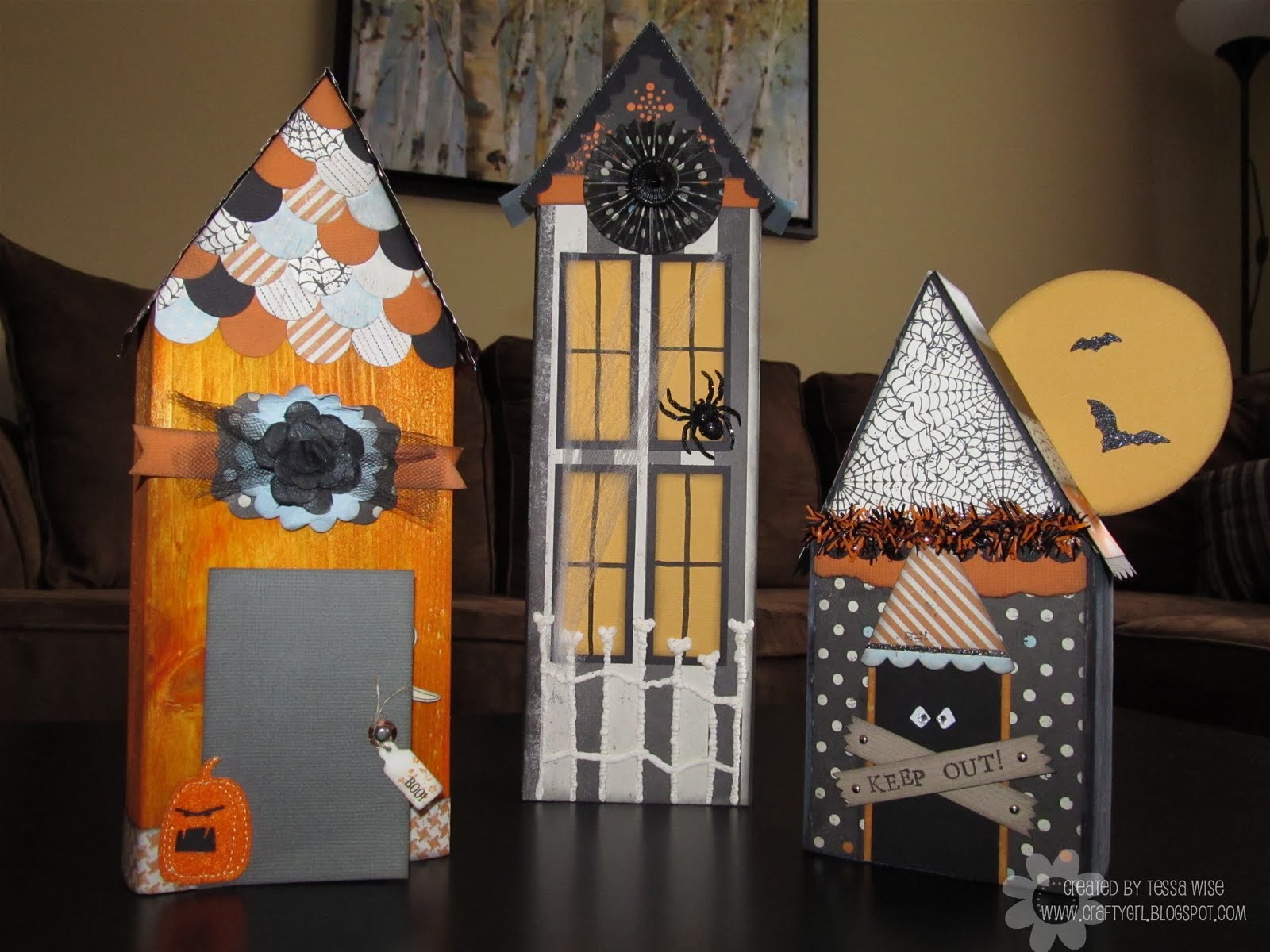 CRAFTY GIRL DESIGNS: Haunted Houses