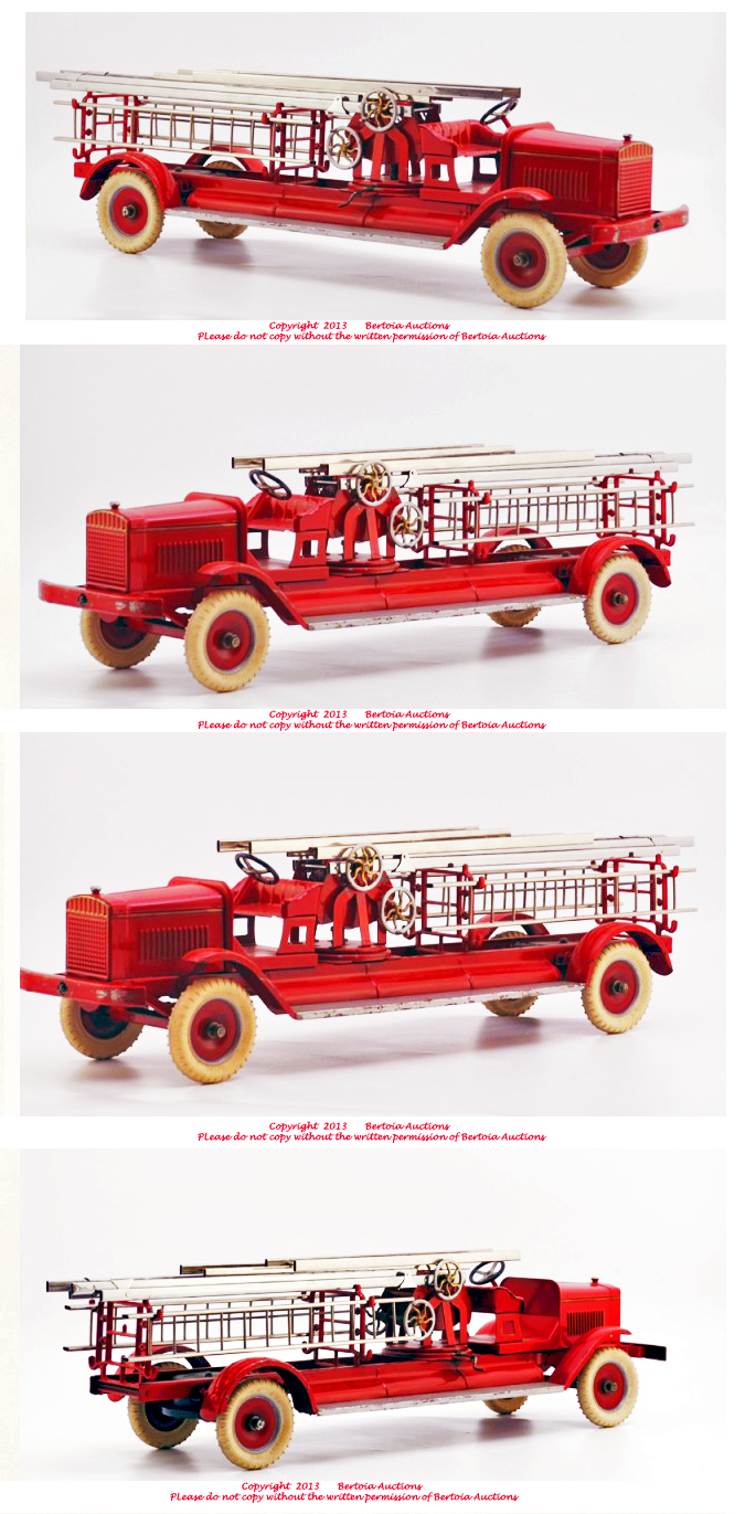 Old Antique Toys The Toy Fire Truck