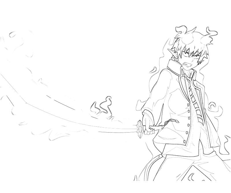 Printable Rin Okumura Rin Okumura Fight Coloring Pages printable-rin-okumura-rin-okumura-fight-coloring-pages