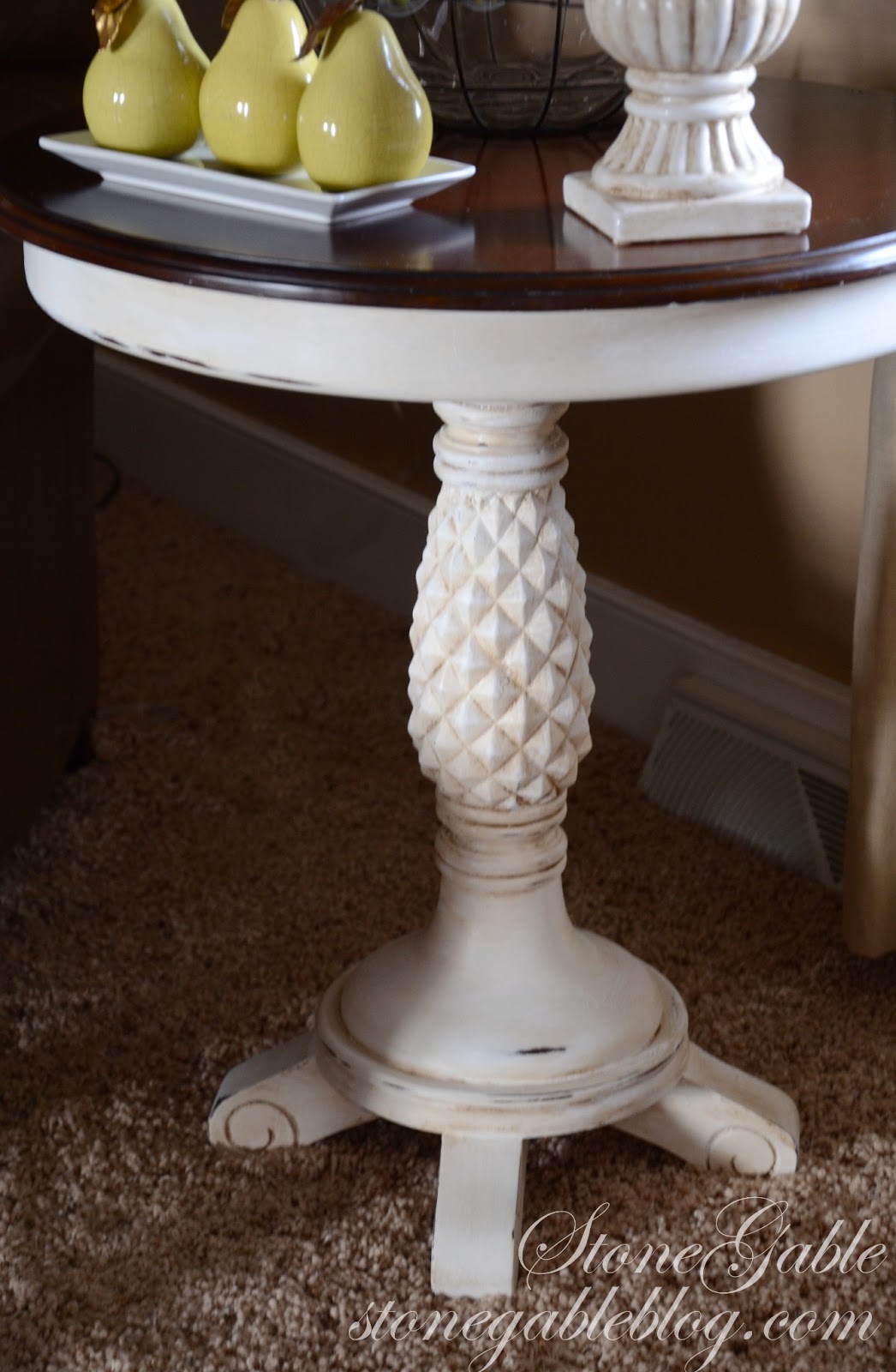 PAINTING A PEDESTAL TABLE StoneGable