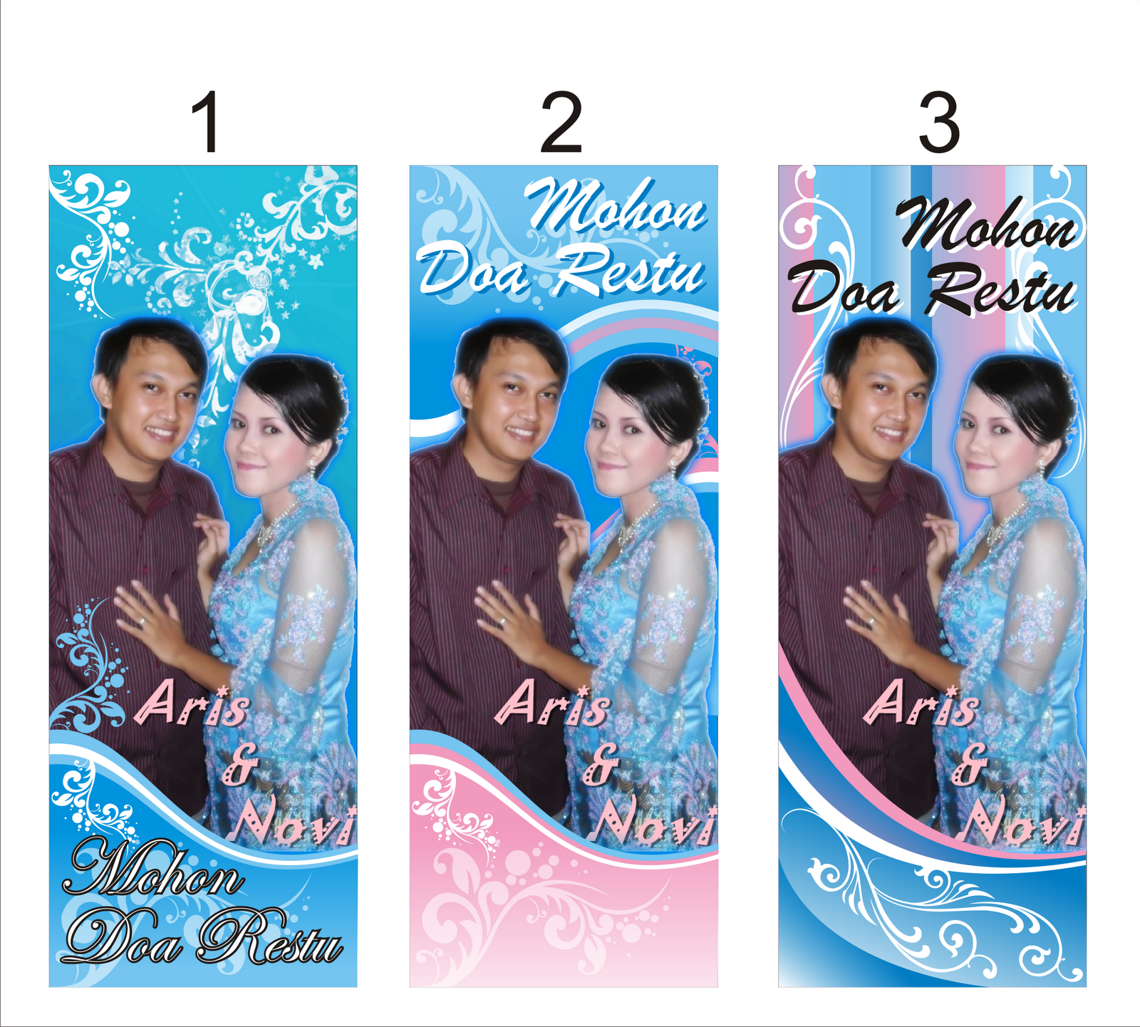 . X BANNER PERNIKAHAN