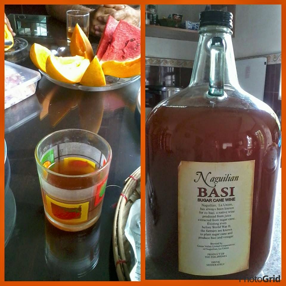 pepay's foodies and travels Basi (sugar cane wine)