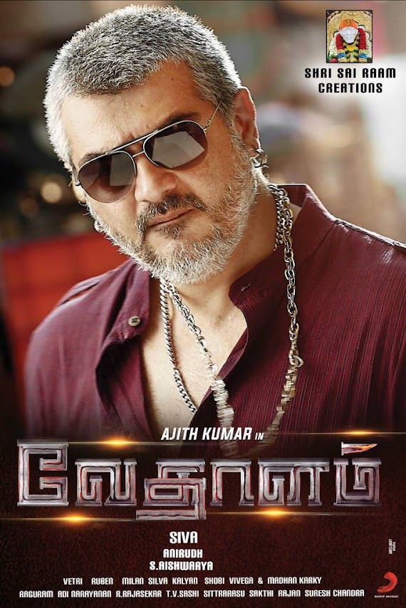 VEDALAM (2015) TAMIL con SHRUTI HAASAN + Sub. Español Ajith%2527s%2BVedalam%2BHD%2BPoster