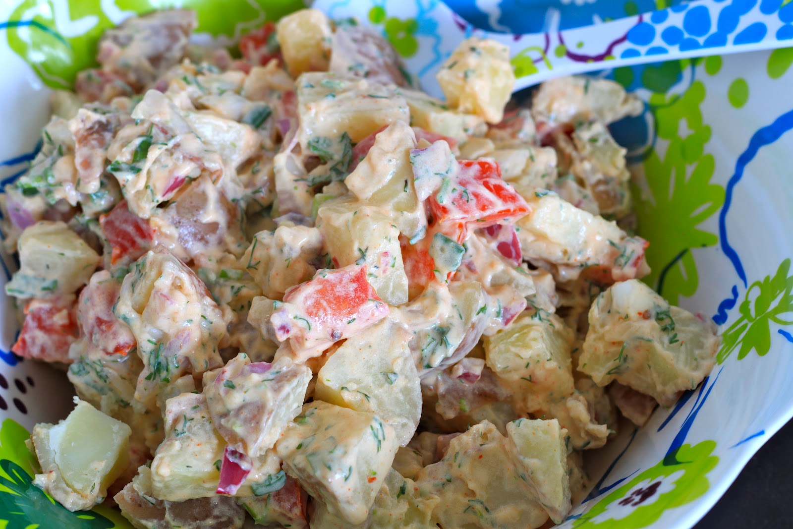 Southwestern Potato Salad Greens Chocolate