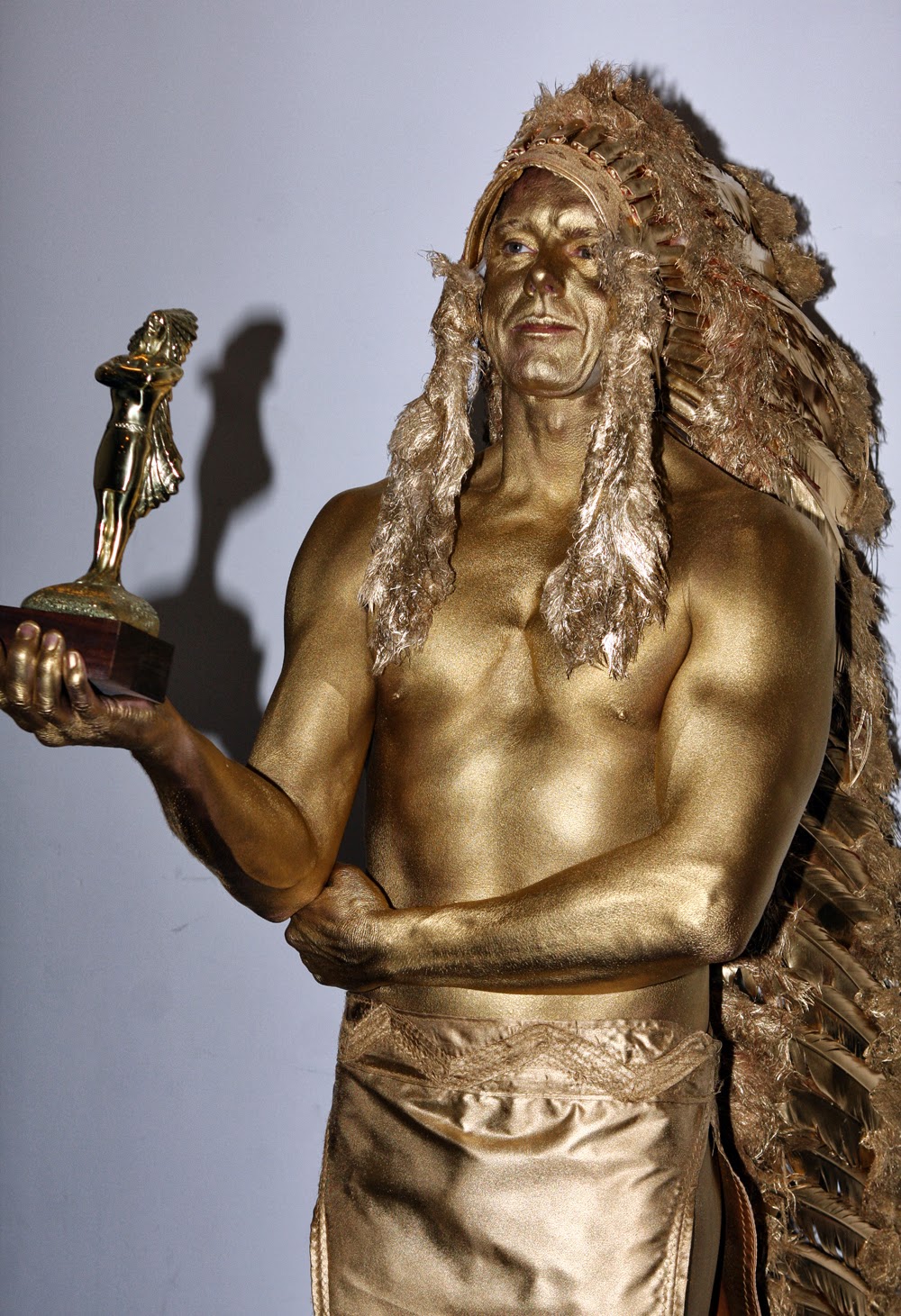 Human Statue Bodyart Gold Living Statues in Sydney