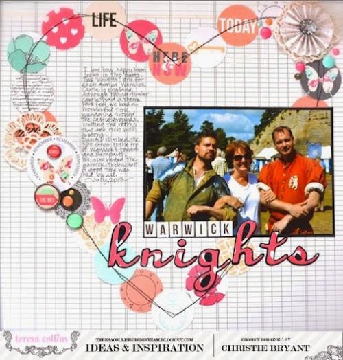 TERESA COLLINS DESIGN TEAM Daily Stories Layout by Christie Bryant