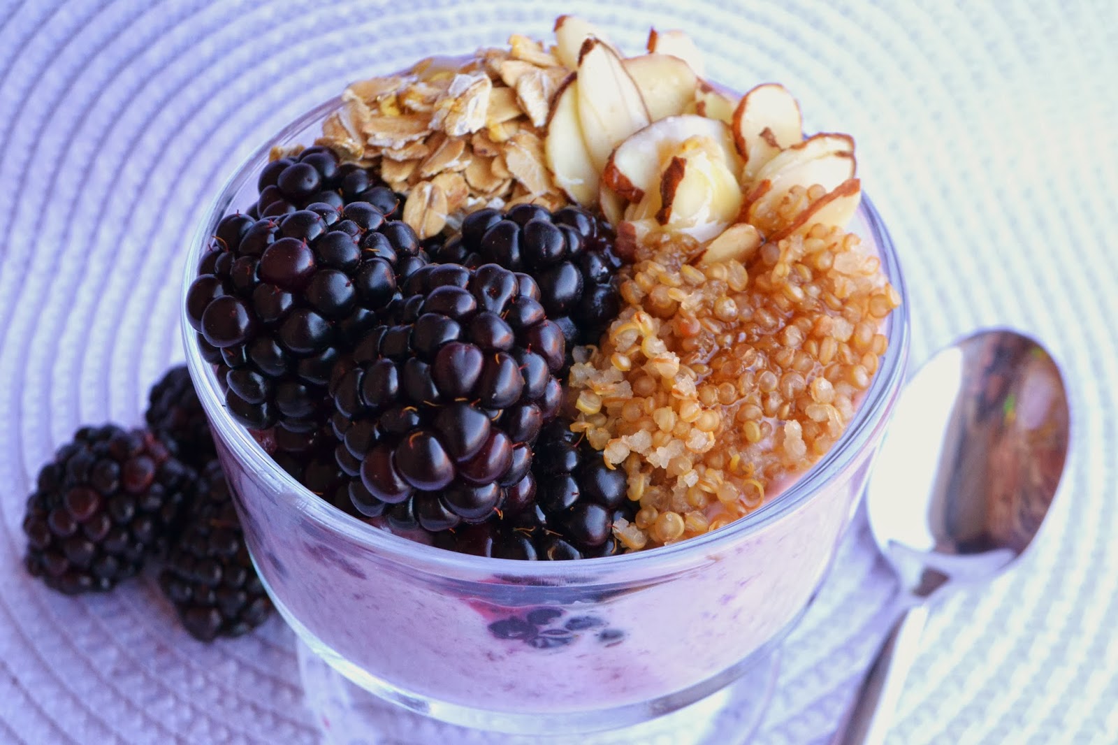 7kidsathome Yogurt Breakfast Bowl with Quinoa