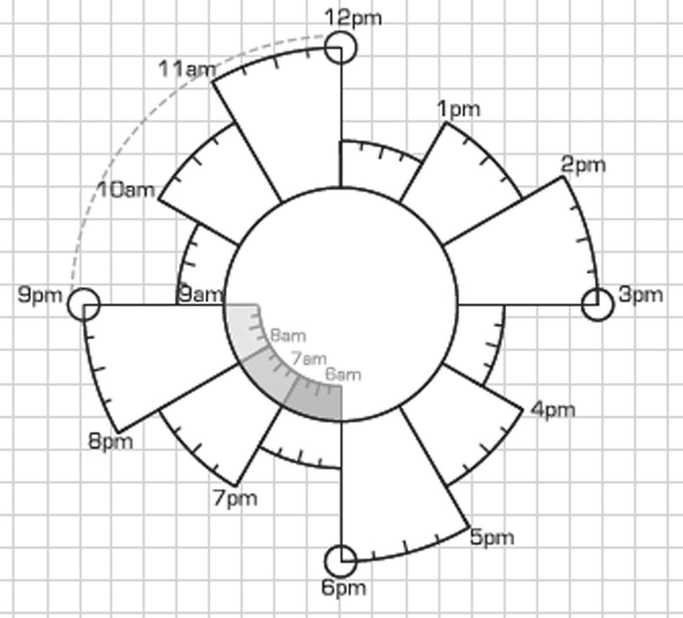 circle calendar template
